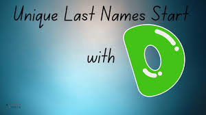 Last Names Starting with D